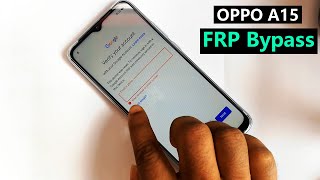 Oppo A15 FRP Bypass  Oppo A15 CPH2185 Google Lock Bypass  Oppo A15 FRP Unlock  A15 FRP Bypass [upl. by Akihsar]