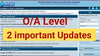 OA Level Important Updates  January 2025 Exam  olevelcourse [upl. by Norvan1]