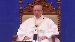 Papst Franziskus warnt vor Materialismus in Südkorea [upl. by Ennaeel321]