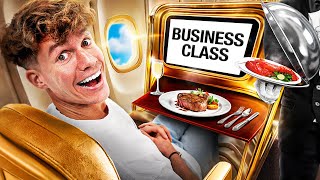 Ich fliege zum 1 Mal BUSINESS CLASS nach NEW YORK [upl. by Anayik]