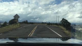 Driving the quotHogsbackquot on Route 12 in Utah [upl. by Adianes]