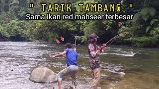 Pecah rekor red mahseer terbesar 2024 TarikanNya bikin kaki gemetaran [upl. by Laet]