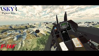 VR Flight with F16F in VR SKY Fighter Jets 2024 [upl. by Pyotr908]