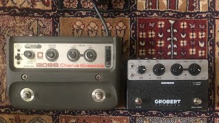 Boss CE1 vs GROBERT Effects THE ONE Chorus [upl. by Kellen275]