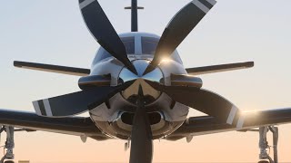 Engine Start  Daher TBM 930  Flight Simulator [upl. by Aerdnaxela278]