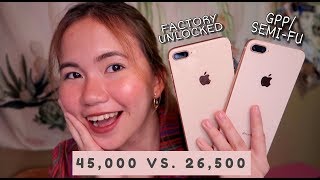 IPHONE 8 PLUS GPP VS FACTORY UNLOCKED  UNBOXING amp REVIEW [upl. by Enautna]