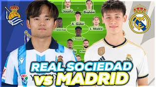 ARDA GÜLER et MILITAO TITULAIRES avant le BAYERN  Avant Match Real Sociedad vs Real Madrid [upl. by Onibag876]