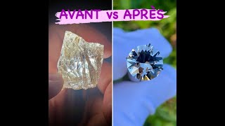 Facettage  Quartz fumé des Pyrénées Atlantique 💎 356 ct [upl. by Downing304]