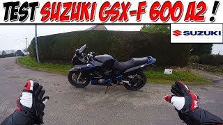 Moto Vlog 118  TEST SUZUKI GSXF 600 A2  UN CHANT MÉLODIEUX😍 [upl. by Vonni363]