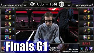 CLG vs TSM team Solomid  Game 1 Grand Finals S5 NA LCS Summer 2015 Playoffs  TSM vs CLG G1 Final [upl. by Pepe]