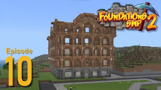 Foundations Episode 10  The City Hotel  Minecraft SMP [upl. by Idnerb]