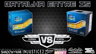 I5 3570K Vs 2500K  Benchmark em 5 Jogos  Mínimo [upl. by Grassi]