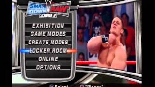 WWE Smackdown vs Raw 2007 PS2 Menu Music [upl. by Etnuahc]