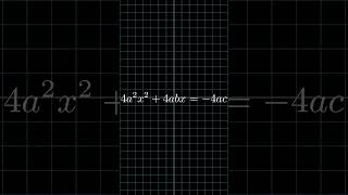 quadratic formula proof  maths mathmath mathematics mathmatical math quickmathtrick [upl. by Anyotal]