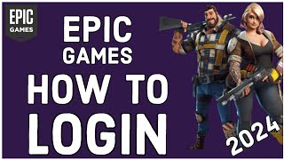 How to Login Epic Games Account Epic Games Sign in Tutorial on PC [upl. by Flanigan]