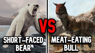 ShortFaced Bear vs Carnotaurus  Who Would Win [upl. by Annoek671]