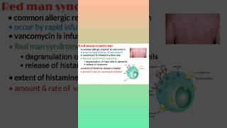 Red man syndrome causes amp symptoms vancomycin allergic reaction pharmacology made easy shorts [upl. by Nagaek427]