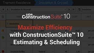 Maximize Efficiency with ConstructionSuite 10 Estimating amp Scheduling [upl. by Asirap686]