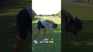 Tee Shot Comparison Iron Club Head vs 3 Wood  Golf Tips and Techniques [upl. by Concettina]