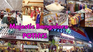 Pothys majestic Bangalore shopping mall latest collection in 2023 pothys bangalore shopping yt [upl. by Ateuqram]