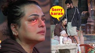 Bigg Boss 18 Today Episode Promo Shilpa Crying and Say Sorry to Karan bb18 [upl. by Lockwood]