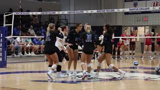 Barton womens volleyball highlights vs Francis Marion Sept 25 2024 [upl. by Mohkos]