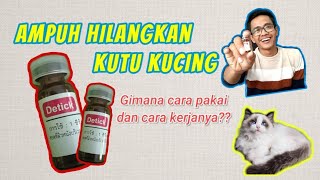 Cara Pakai Obat Kutu kucing  Detick [upl. by Solrak490]