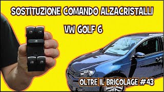 VIDEO 43  Sostituzione comando alzacristalli Golf 6 [upl. by Veradis]