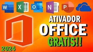 Como ATIVAR o office definitivamente de graça em 2024 [upl. by Haily958]