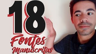 18 Fontes Manuscritas Que Todo Designer Deve Ter  3 Formas Criativas de Utilizálas [upl. by Akilam]