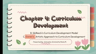 Skilbecks Curriculum Development Model amp Eisners Artistic Approach to Curriculum Development [upl. by Ragas]