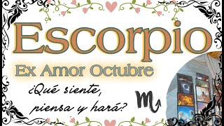 ESCORPIO EX ♏Es algo extraño este ex tarot OCTUBRE horoscopo [upl. by Naldo]