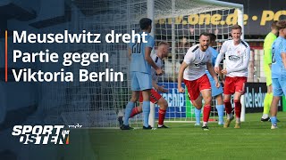 Meuselwitz trotzt frühem Rückstand und dreht Partie gegen Viktoria Berlin  Sport im Osten  MDR [upl. by Colt]