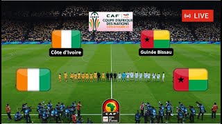 Côte dIvoire vs Guinée Bissau en direct Coupe dAfrique des Nations Simulation Gameplay PC [upl. by Jonathan]