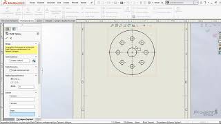 SolidWorks Teknik Resim 163 Delik Tablosu [upl. by Eirrotal]