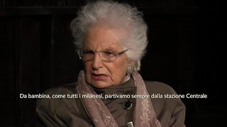 Liliana Segre al Binario 21 quotDa qui partii per Auschwitz ora ci accogliamo i profughiquot [upl. by Lanta]