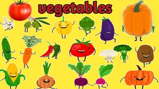 Vegetables names in English 20 Vegetables nameskids learningDifferent types of vegetables [upl. by Cristy548]