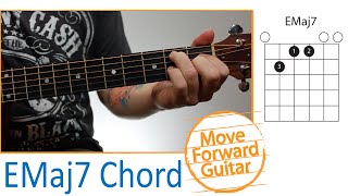 Guitar Chords for Beginners  EMaj7 [upl. by Teirtza]