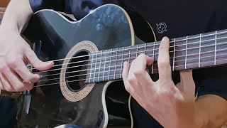 Tim Hensons Quintuplet meditation on classical guitar [upl. by Aiekram863]