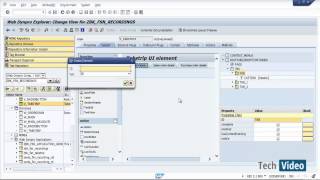 SAP ABAP Web Dynpro  Complete step by step scenariO TABSTRIP [upl. by Aoniak]