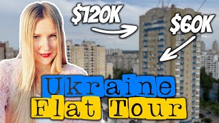 Kiev Apartment Tour Ukraine Real Estate [upl. by Ahsai93]