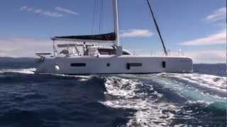 Addiction Outremer 5X Catamaran Motor 2012 [upl. by Ayn]