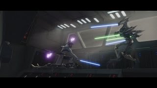 Star Wars The Clone Wars  ObiWan Kenobi vs General Grievous 1080p [upl. by Lanta958]