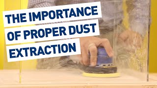 The importance of using proper dust extraction when sanding [upl. by Coplin]