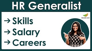 How to become a HR Generalist  Salary  Skills  Career in India [upl. by Enitsahc]