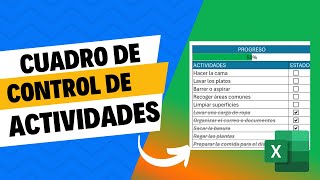 Como hacer un CUADRO DE CONTROL DE ACTIVIDADES en excel FACIL [upl. by Luis]