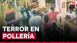 Surco asalto en pollería causó terror en los comensales [upl. by Assennav840]