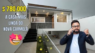 CASA LINDA COM SALÃO 3 QUARTOS E SOTON A VENDA NO BAIRRO NOVA CARMELA RESIDENCIAL E COMERCIAL [upl. by Amelie]