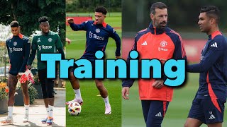 Manchester United PreSeason Training 12th July Rashford Mount Amad Casemiro  Sancho Is Back [upl. by Agler857]