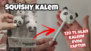 120 liralık kalemi evde yaptım Squishy kalem yapımı [upl. by Nosreme249]